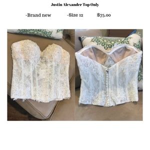 NEW WITH TAGS! JUSTIN ALEXANDER TOP ONLY